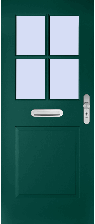 Skantrae Voordeuren SKN 2445 F | Massief hardhout | Deurengigant.nl product afbeelding