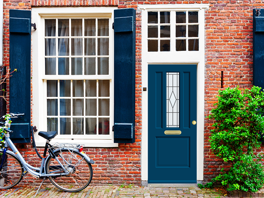 Voordeur glas in lood