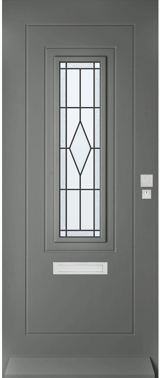 Skantrae Voordeuren SKN 653 Iso glas in lood P | Massief hardhout | Deurengigant.nl product afbeelding