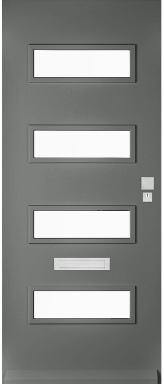 Skantrae Voordeuren SKN 658 Iso satinato glas | Massief hardhout | Deurengigant.nl product afbeelding