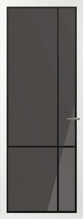 Svedex Binnendeuren Form FM06 zwart Rookglas | Afgelakt met Svedex Superlak | Deurengigant.nl product afbeelding