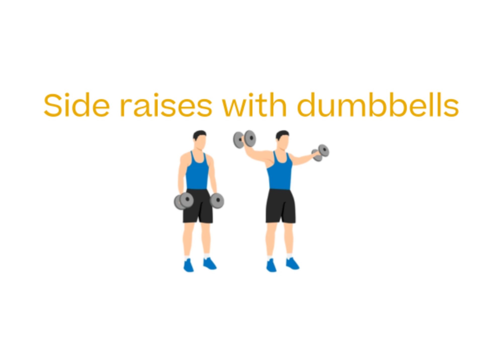 how to do side raises with dumbbells step by step
