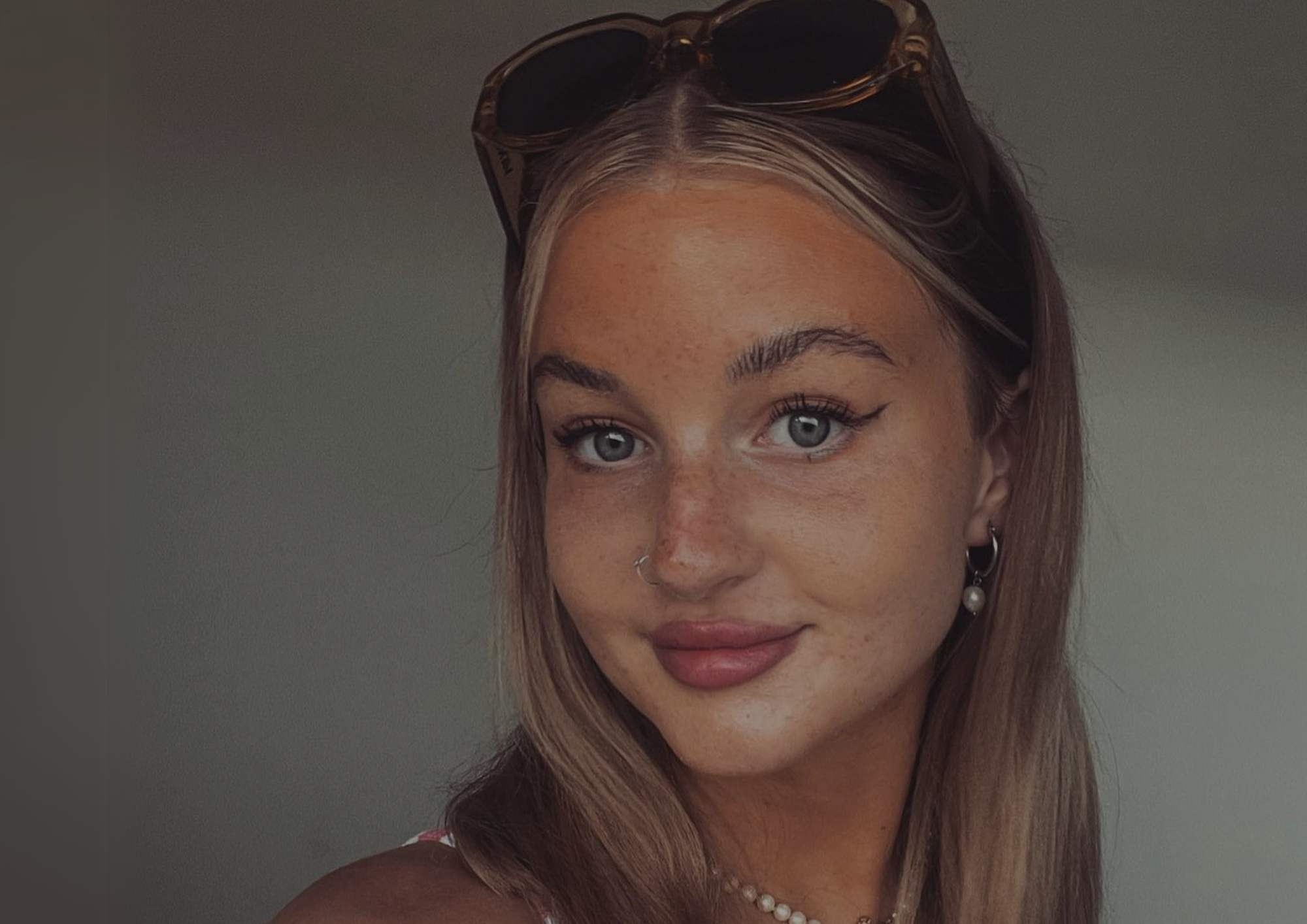 Girl smiling close up