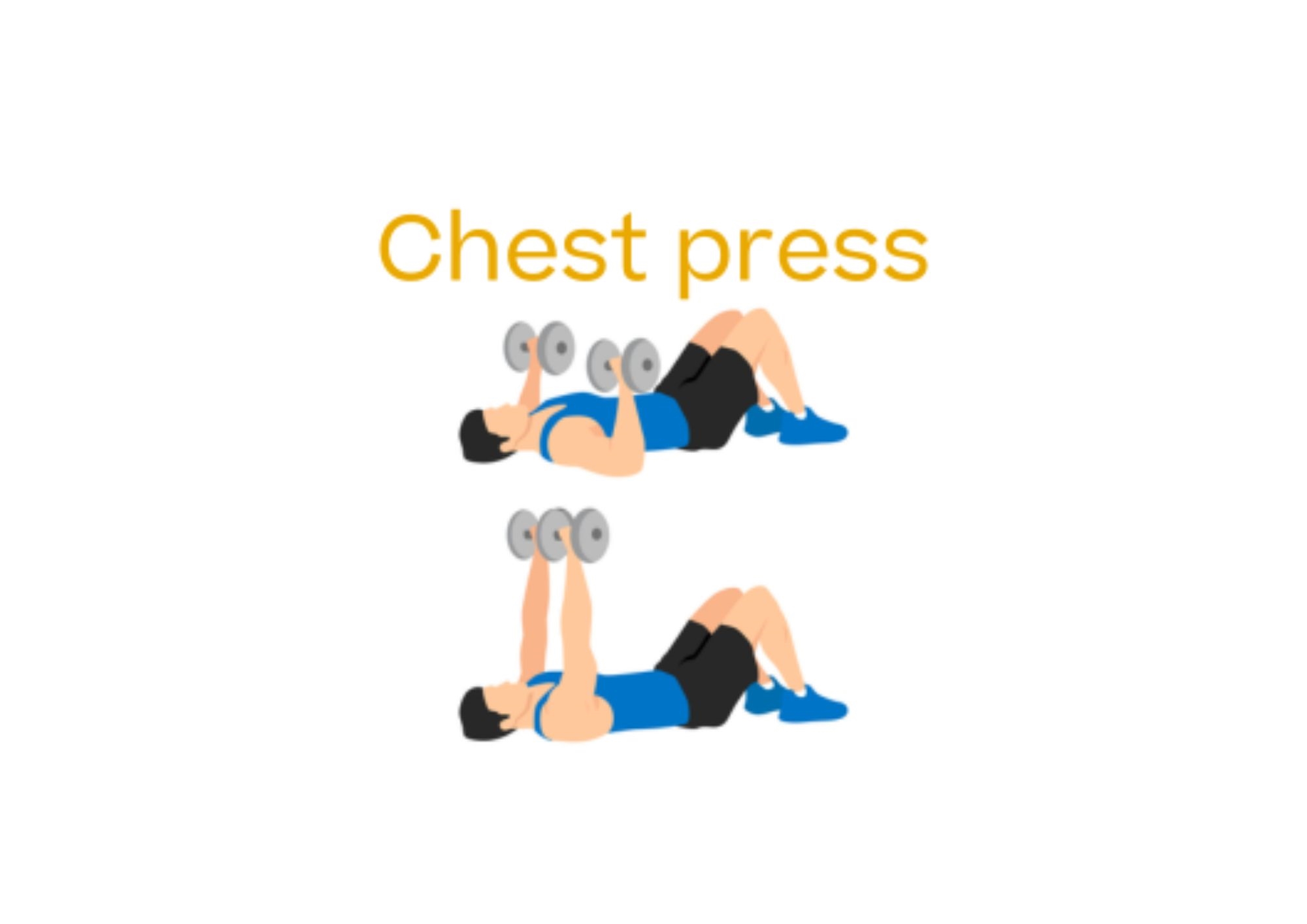 How to do chest press step by step