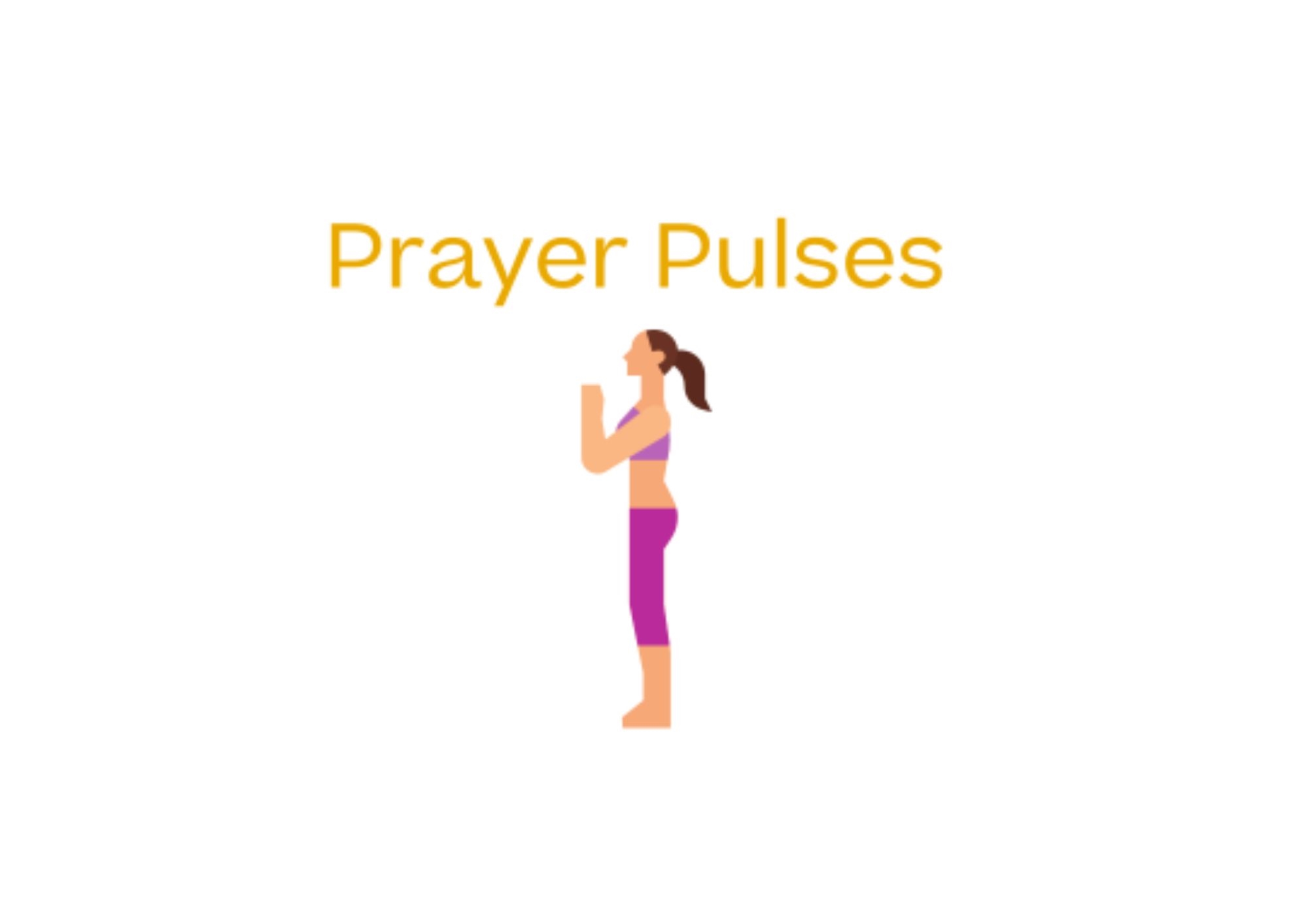 How to do step by step prayer pulses in the gym
