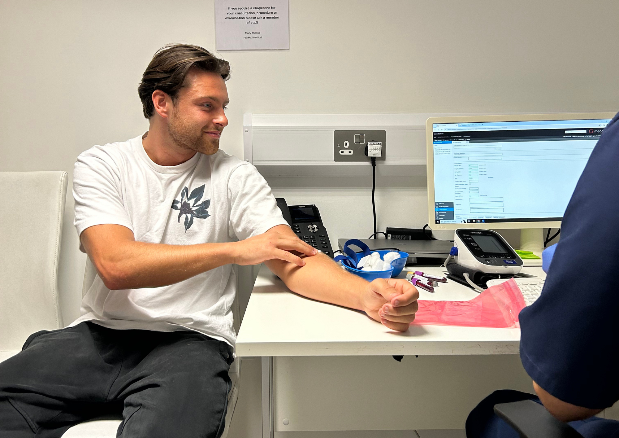 Patient at Pall Mall Medical