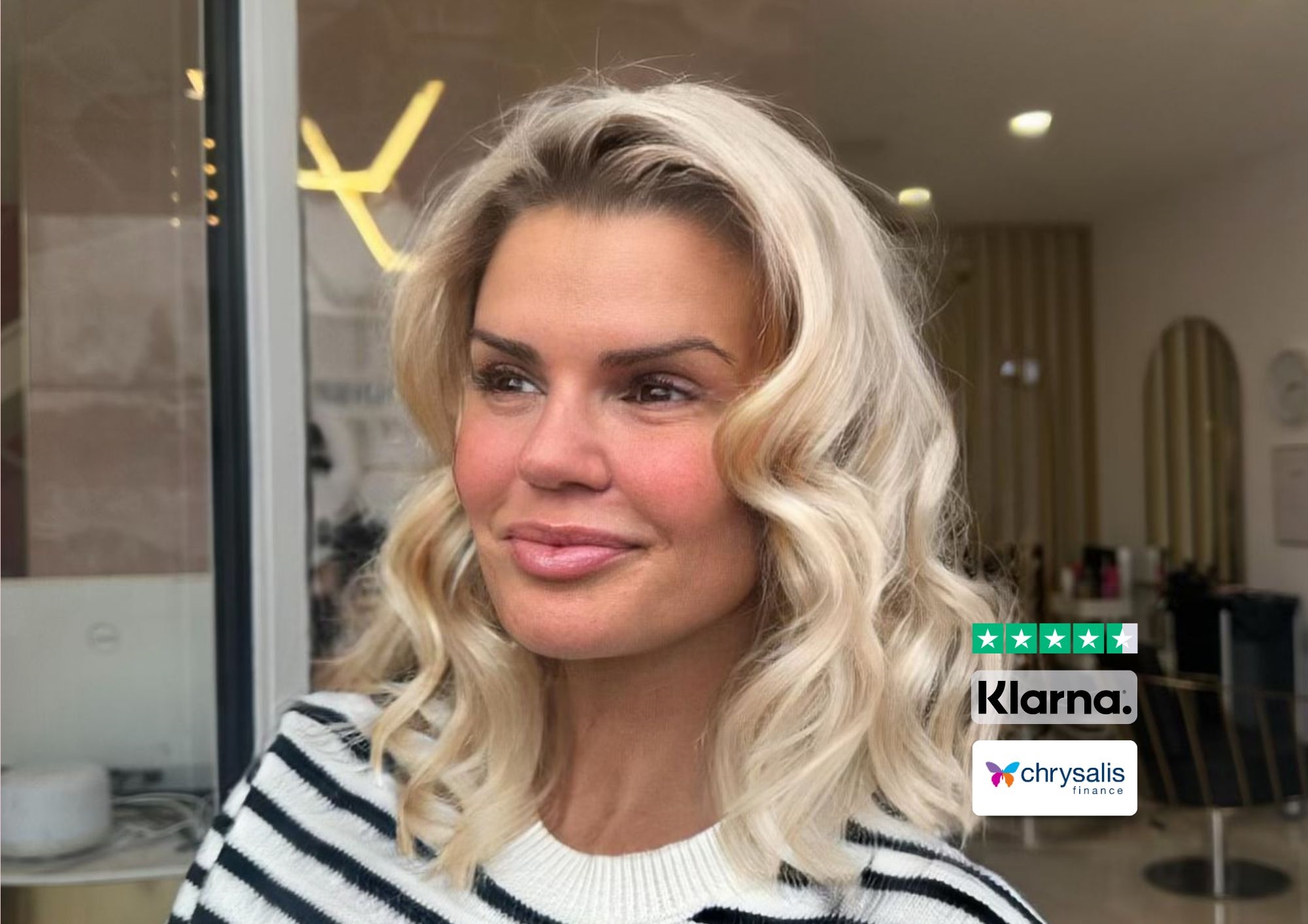 Kerry Katona Septorhinoplasty patient