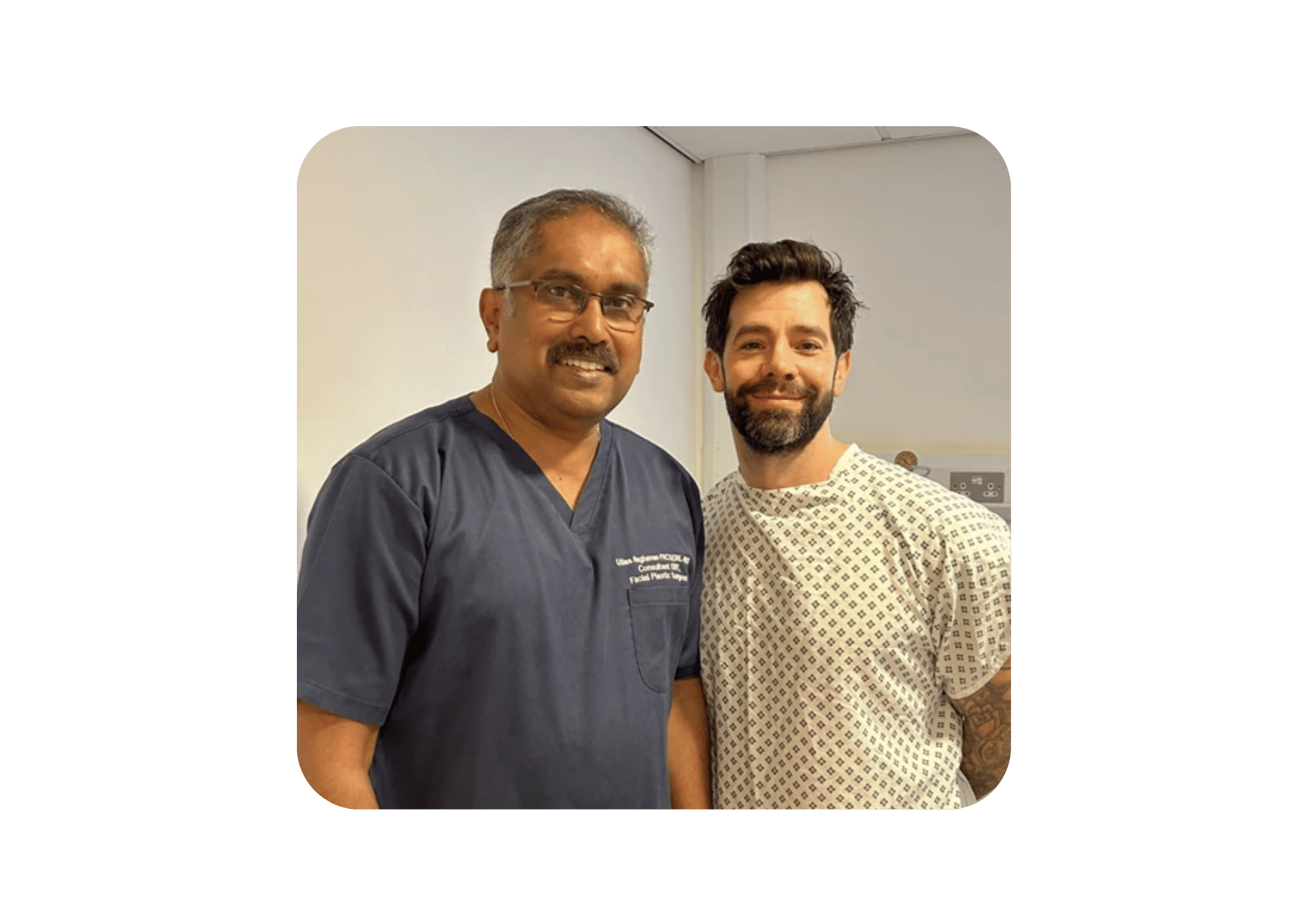 Charlie King and Professor Raghavan