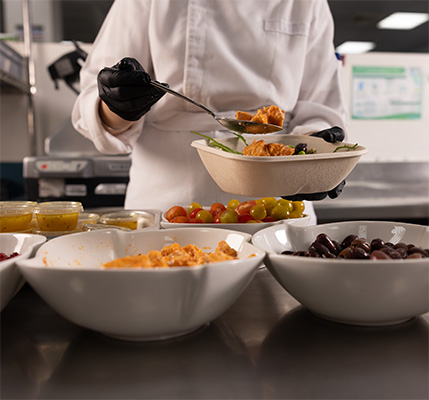 Catering plates