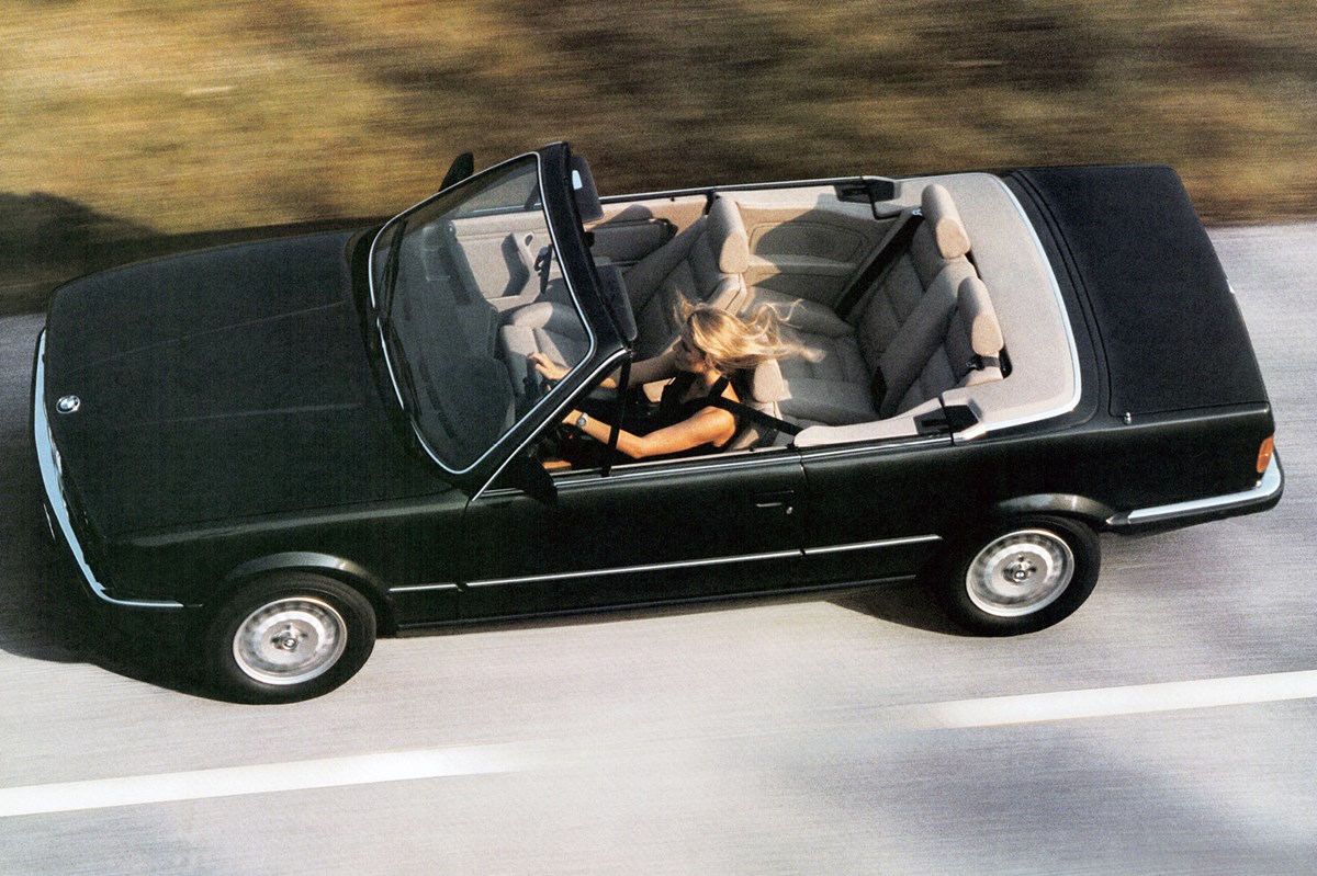 Cabriolet-udgaven kom nogle år senere, men blev hurtigt en succes på det voksende marked for luksuriøse premium-biler. PR-foto: BMW