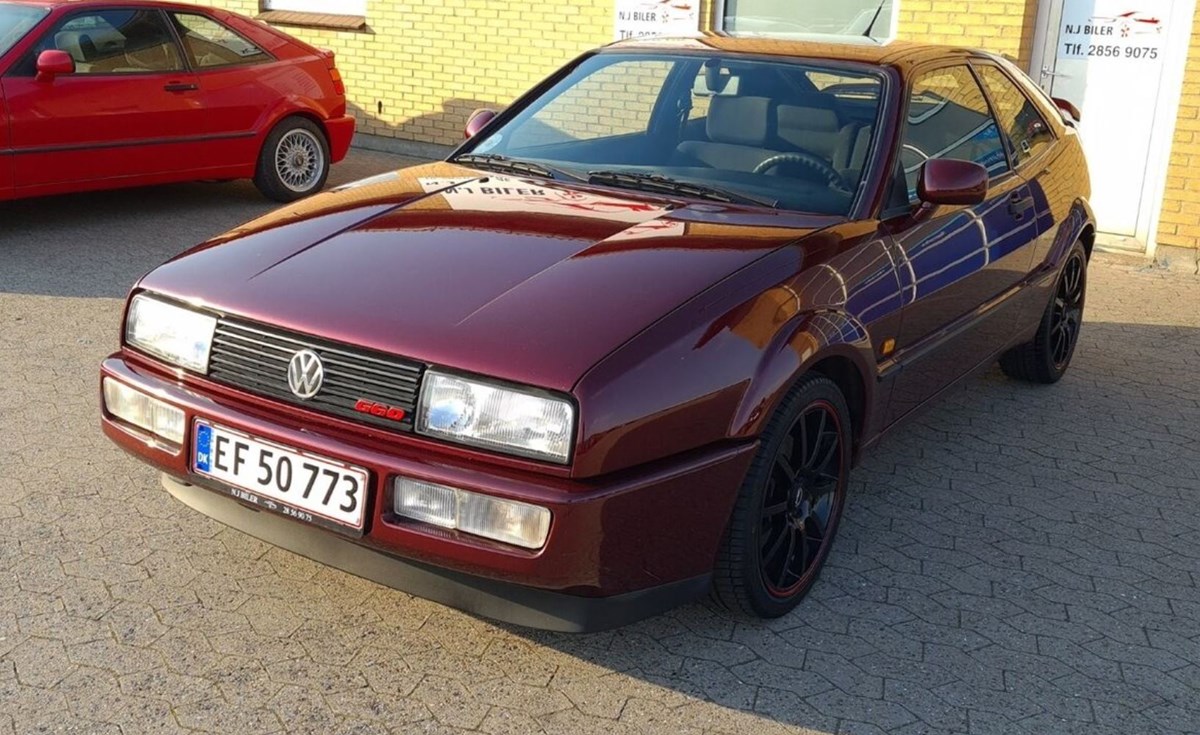 Denne vanvittigt velholdte VW Corrado kan blive din for 89.900 kroner. Sælges af NJ Biler i Vejen.
