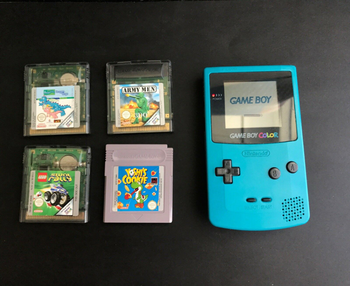 Donkey Kong, Super Mario og Tetris var populære spil til Gameboy.