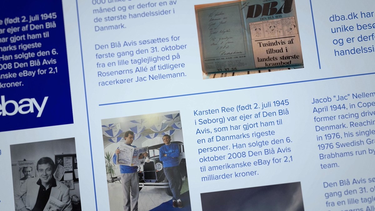 I 2014 lukkede den trykte udgave af Den Blå Avis efter 33 succesfulde år