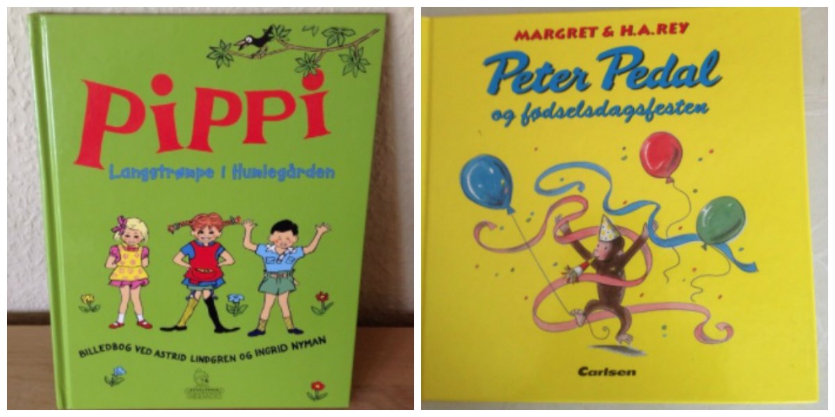 Begge bøger er i skrivende stund til salg på DBA. Pippi-bogen er sat til salg for 30 kroner, og Peter Pedal-bogen koster også 30 kroner