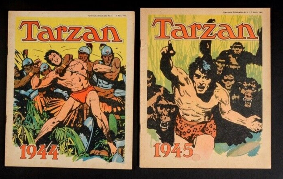 Hans fra Herning har pt. disse to Tarzan-blade til salg for 15.000 kr. i alt på DBA, og dermed er det de to dyreste enkelt-tegneseriehæfter på DBA. Hans skriver i annoncen, at det er de to første Tarzan-blade udgivet i Danmark.  Det ene blad er fra 1944, mens det andet er årgang 1945