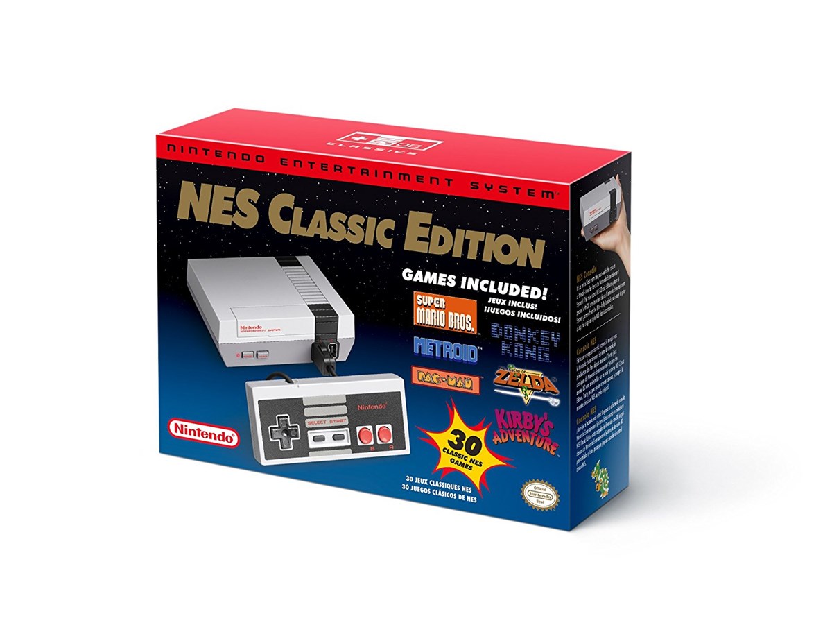 NES Classic kom med 30 indbyggede spil og samme controller, som den originale fra 1985