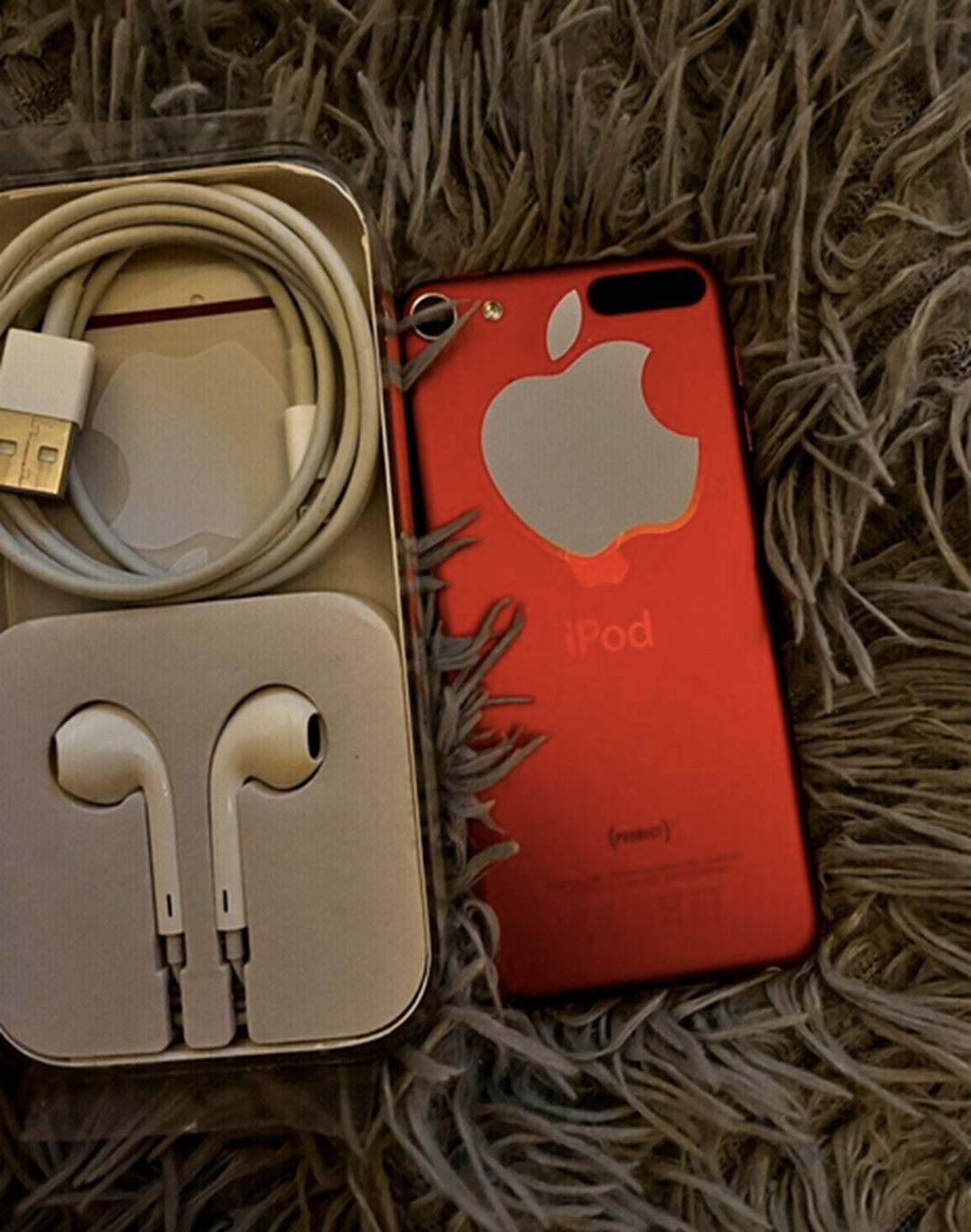 Den dyreste iPod Touch på DBA er i skrivende stund denne røde, sjette generation med 128 gigabyte hukommelse, som du ser her på billedet. Den er sat til salg af Darya fra Valby for 1.700 kroner.