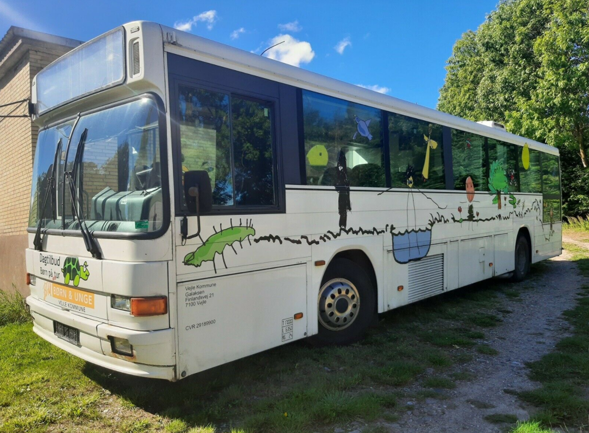 Denne bus kan blive den største autocamper i byen, hvis du magter en opgave. Sælges af Teddy fra Kalundborg for 76.000 kroner