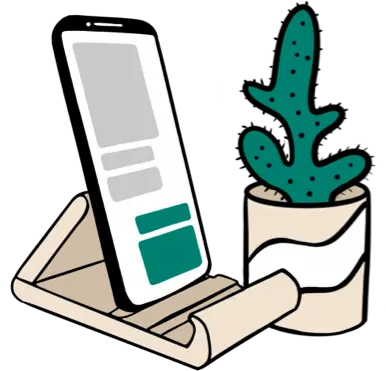 Phone Stand Plant