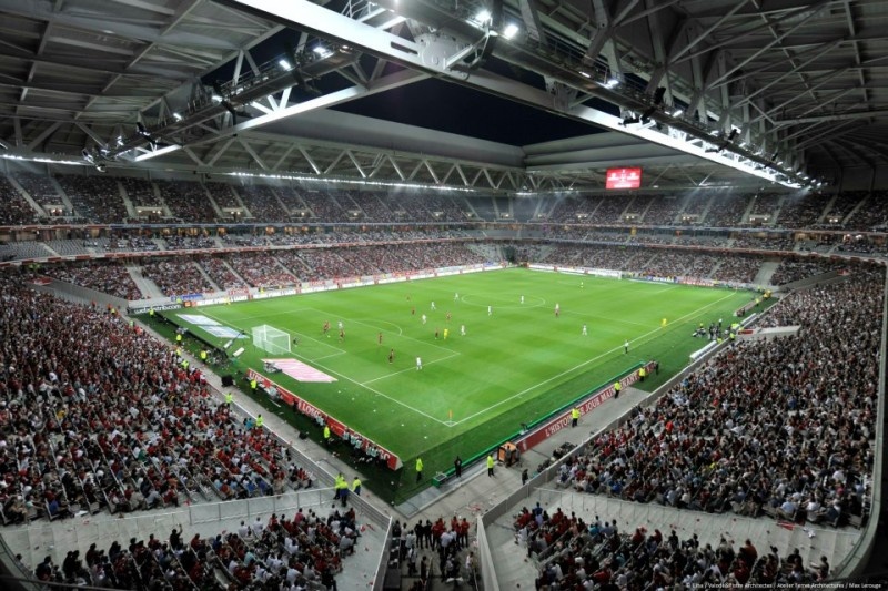 L'Adidas Arena de Paris vue de l'intérieur