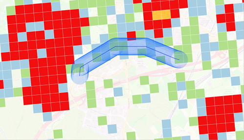A map with a blue line

AI-generated content may be incorrect.