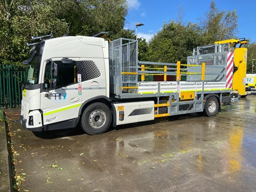 Egis Lagan Services rolled out its first heavy-duty electric vehicle