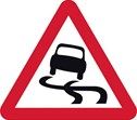 Warning: slippery road