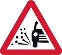 Warning: loose chippings