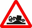 Warning: uneven road