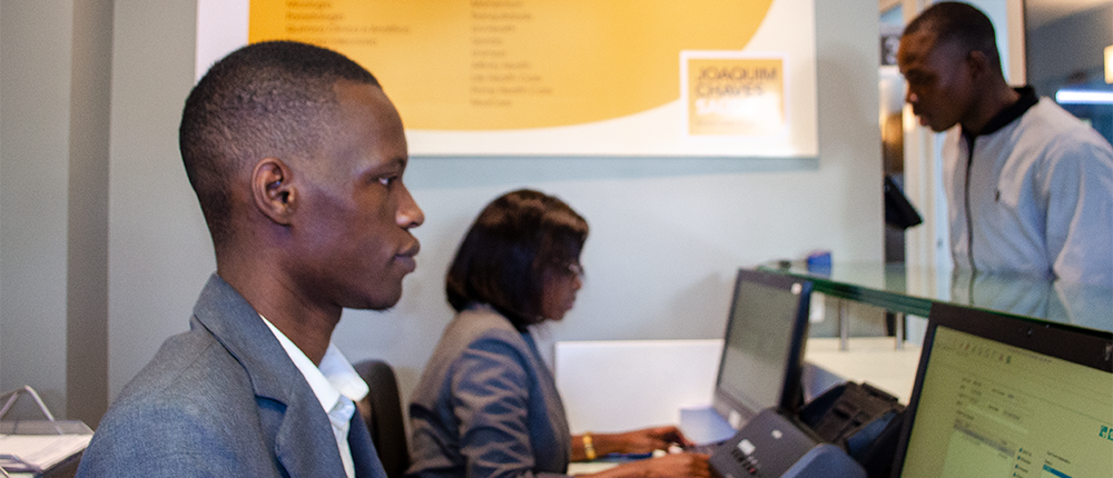 receção da clinica