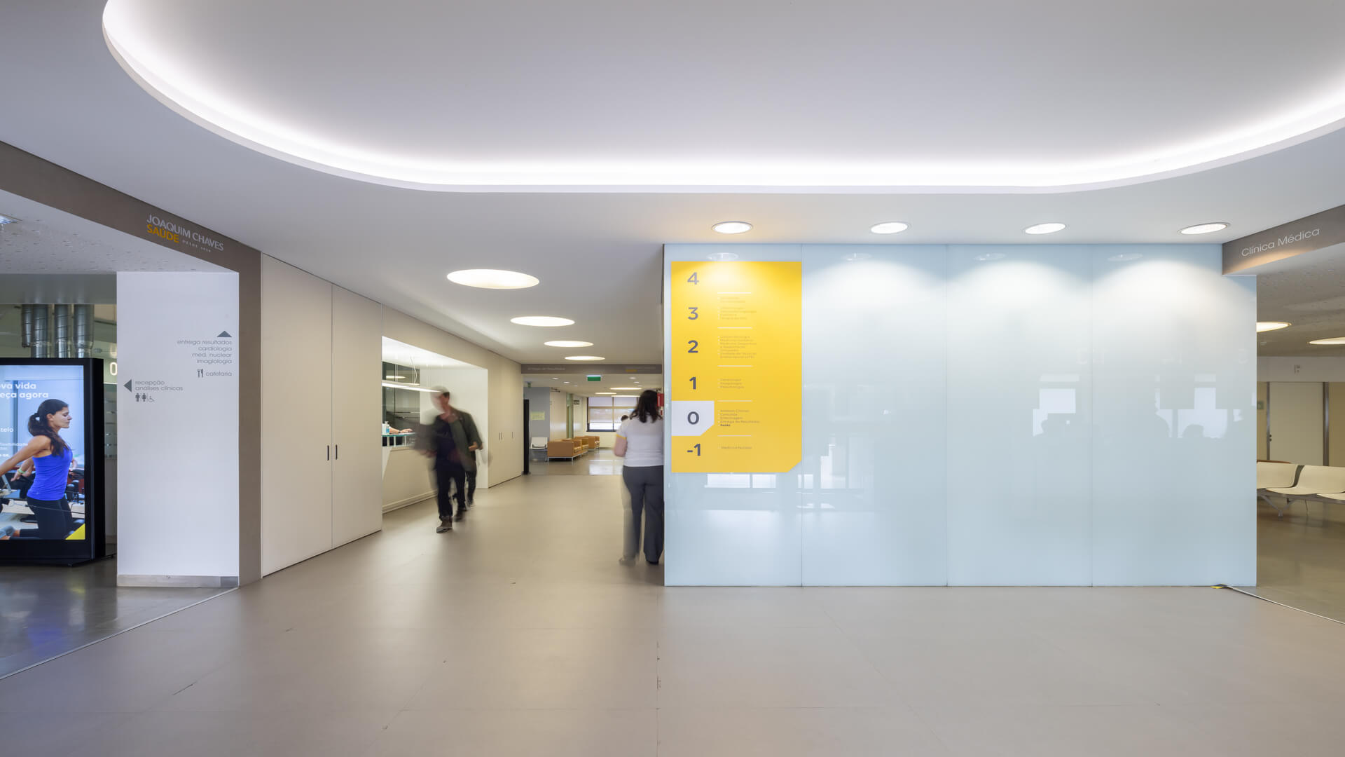 Receção de uma clínica JCS