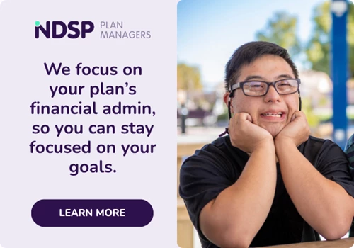 Clickable banner: We focus on your plan's financial admin, so you can stay focused on your goals. Learn more.