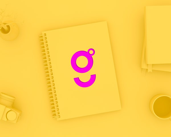 Notebook with GoodHabitz logo