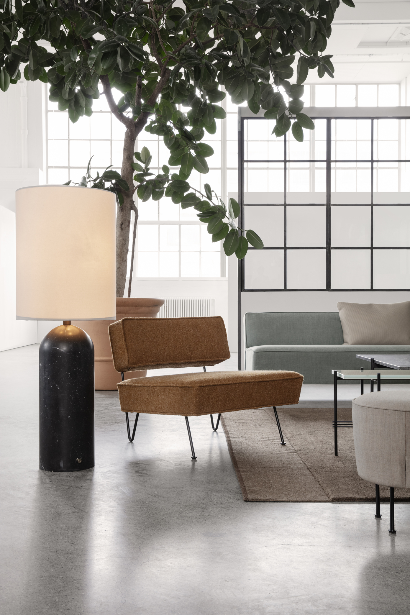 GUBI GT Lounge Chair - Fully Upholstered