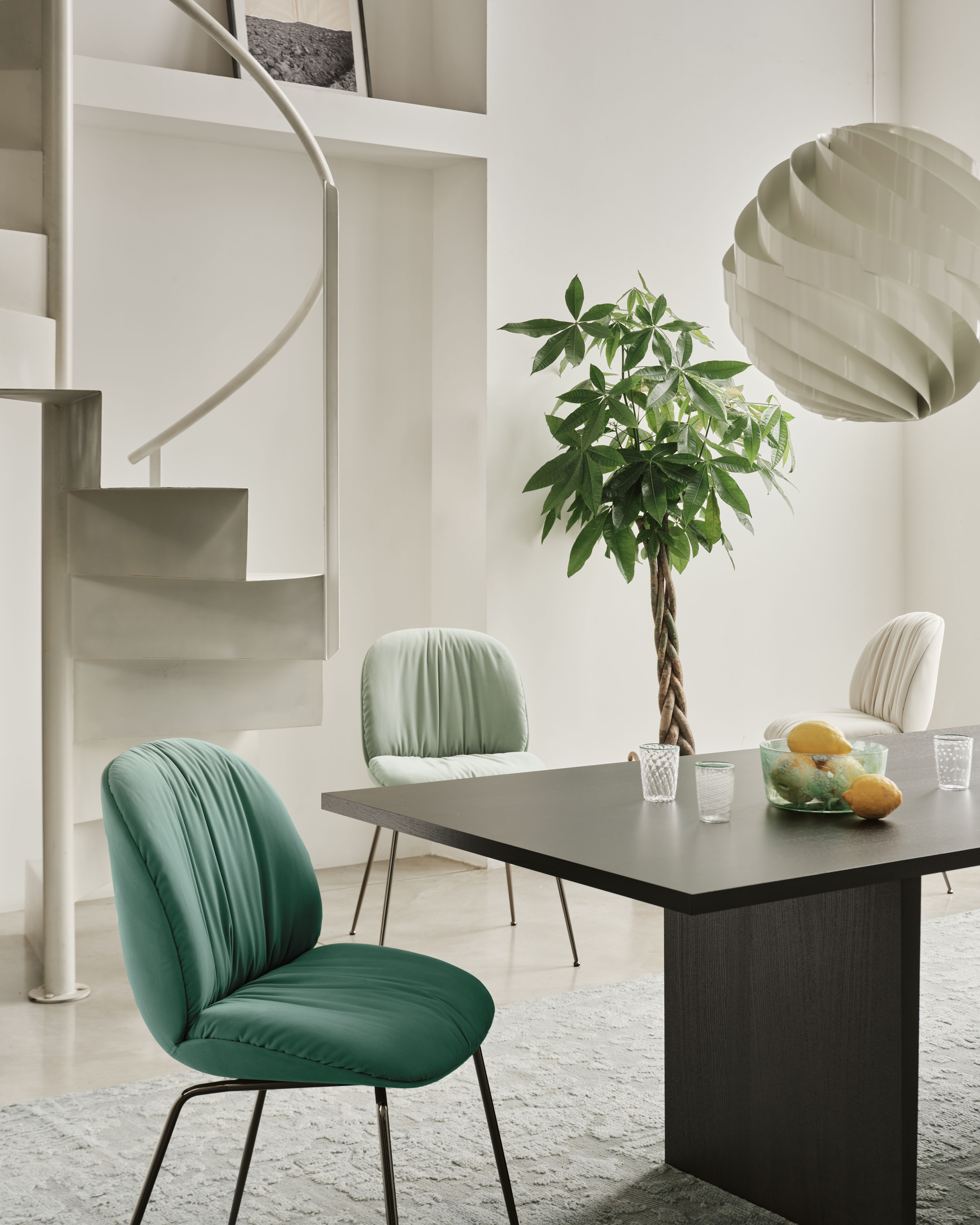 GUBI Beetle Soft Dining Chair, Fully Upholstered GUBI Beetle Soft Dining Chair, Fully Upholstered