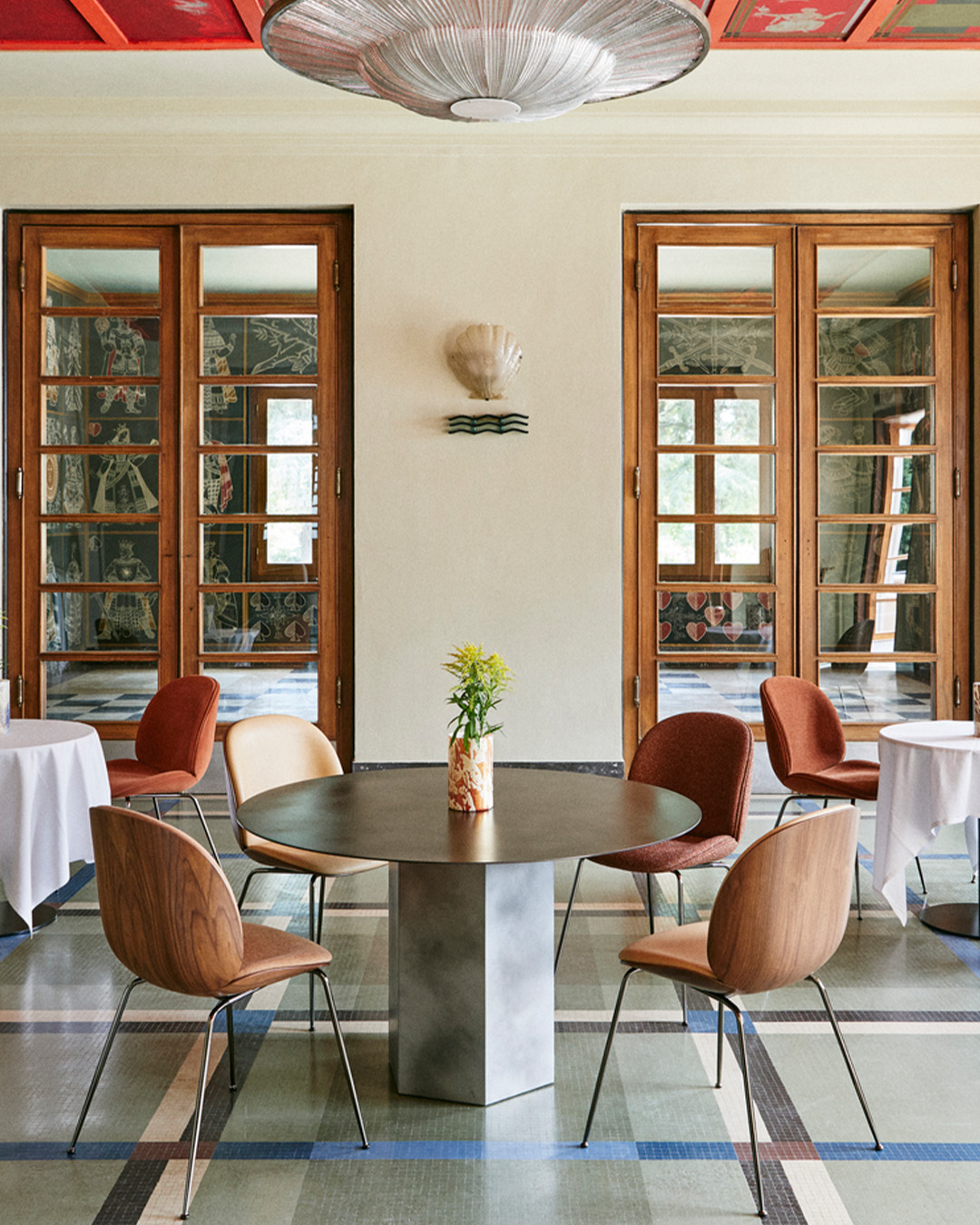 GUBI Beetle Meeting Chair, Fully Upholstered