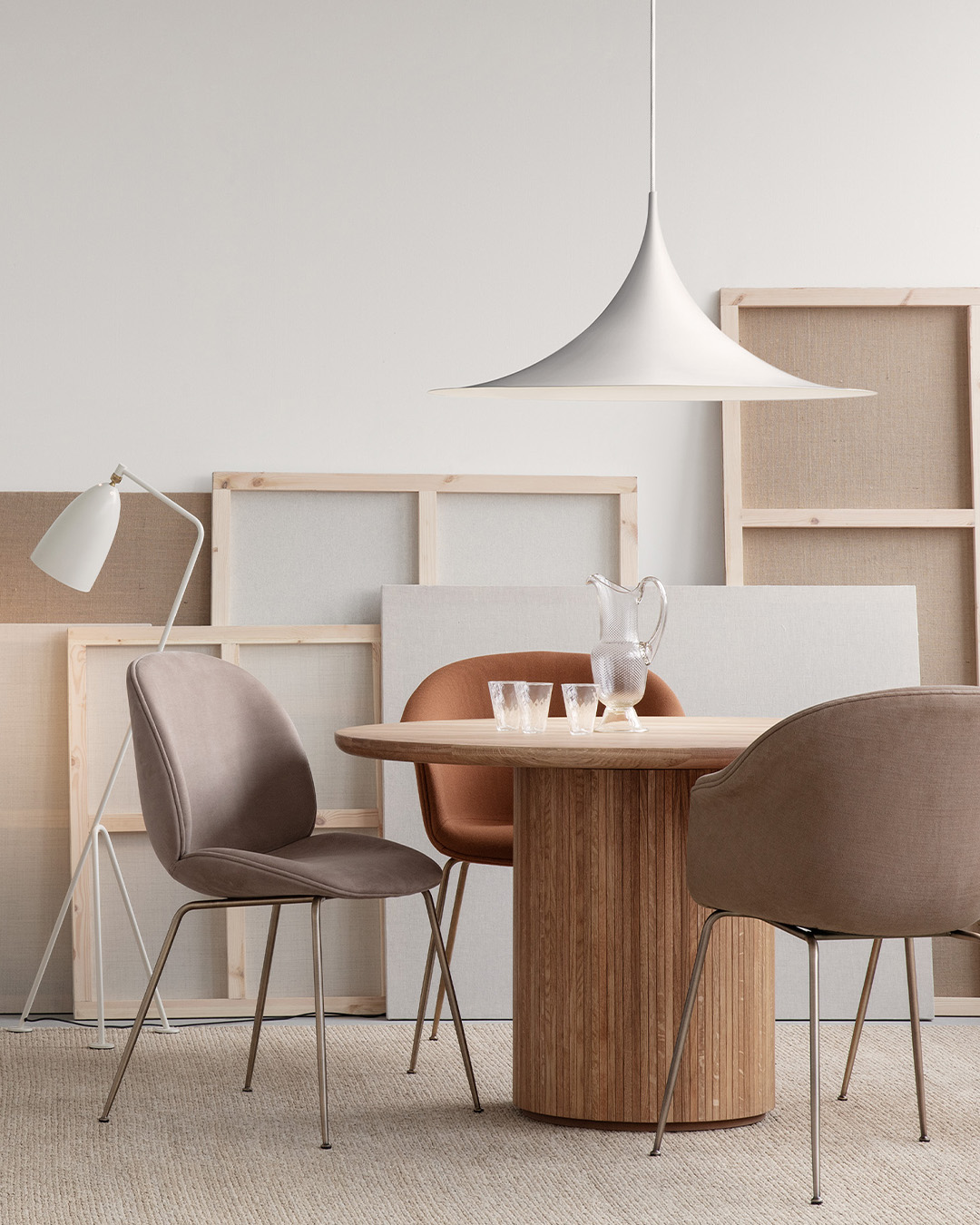 GUBI Moon Dining Table, Round