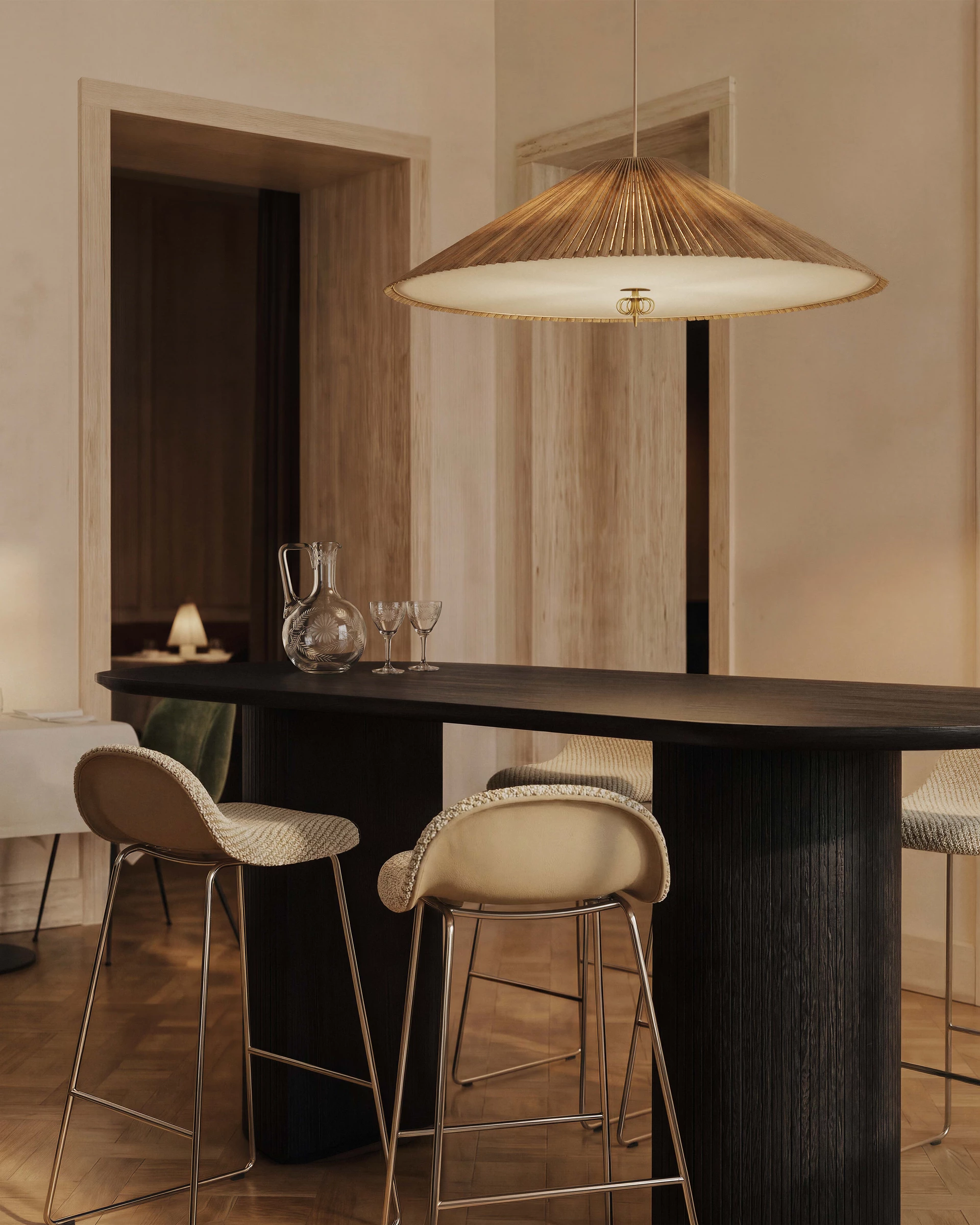 MOON BAR AND COUNTER TABLES