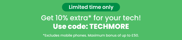 Get 10% extra on tech