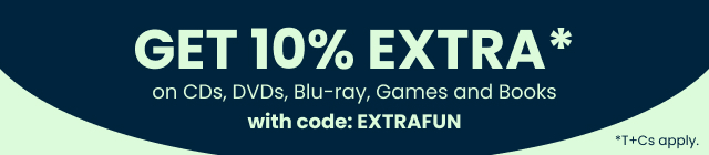 Get 10% extra on entertainment with code EXTRAFUN
