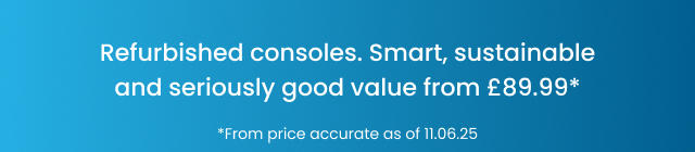 Save hundreds vs new with a refurbished console