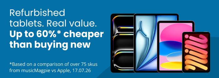 Refurbished tablets, Real value.