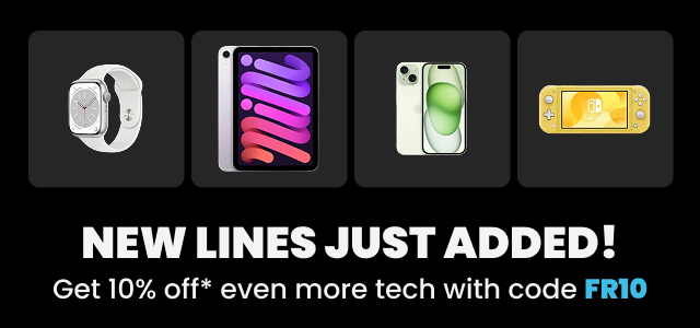 Black Friday new lines added