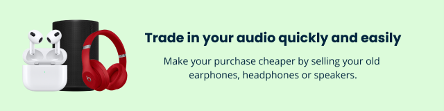 Trade in your headphones, earphones, and speakers