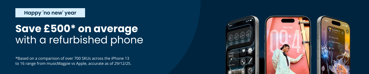 Save £500 on average with a refurbished phone