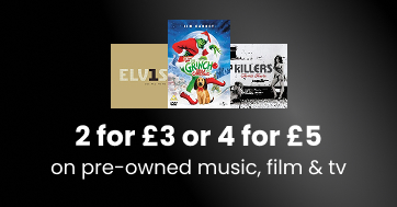 Shop 2 for £3, 4 for £5 on media