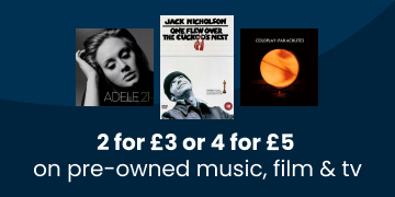 Shop 2 for £3, 4 for £5 on media