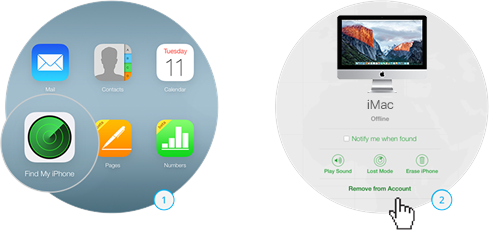 Removing your iCloud account remotely using your PC or laptop