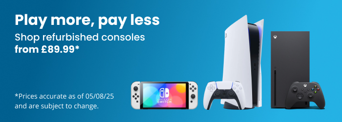 Play more, pay less with refurbished consoles