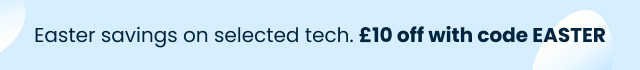 £10 off selected refurbished tech for Easter